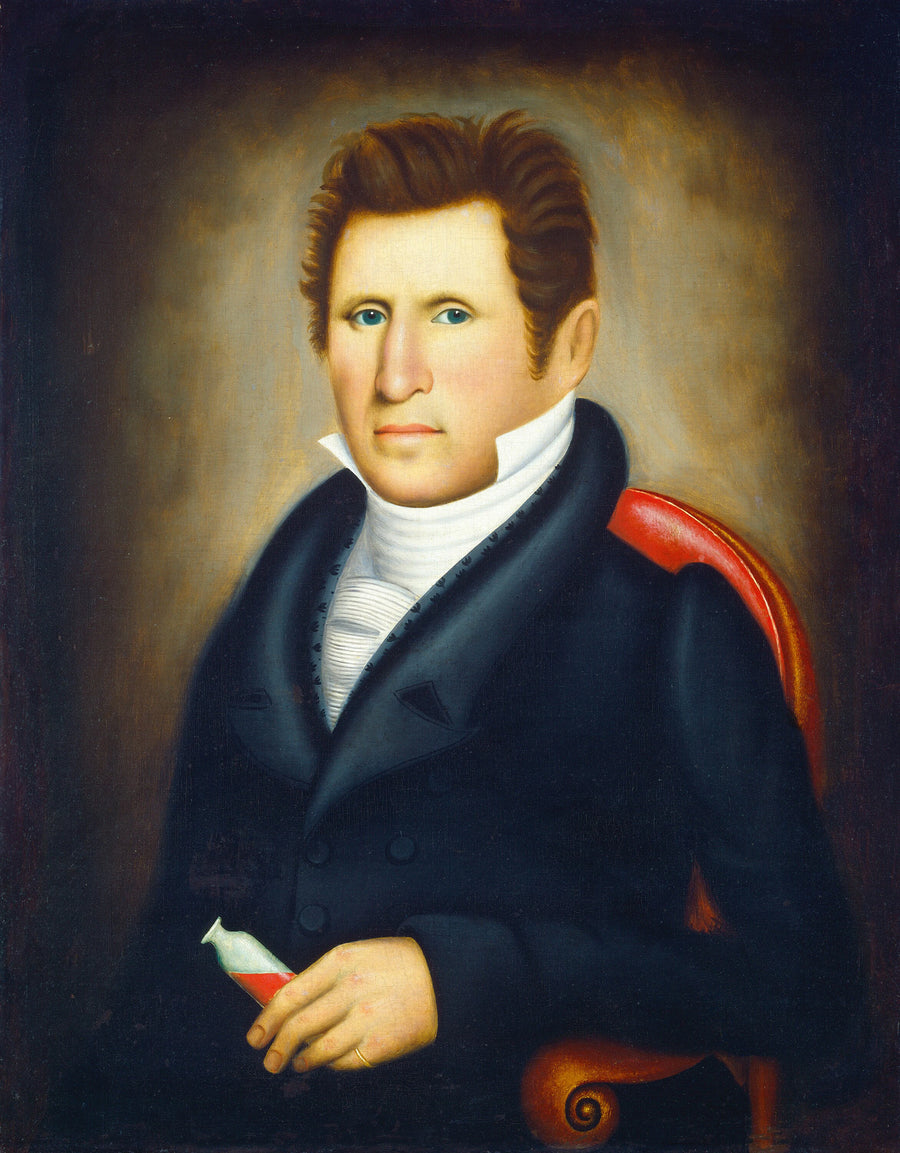 Homme avec fiole - Erastus Salisbury Field