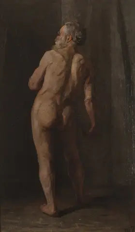 नग्न पुरुष खड़ा - पीट मॉन्ड्रियन