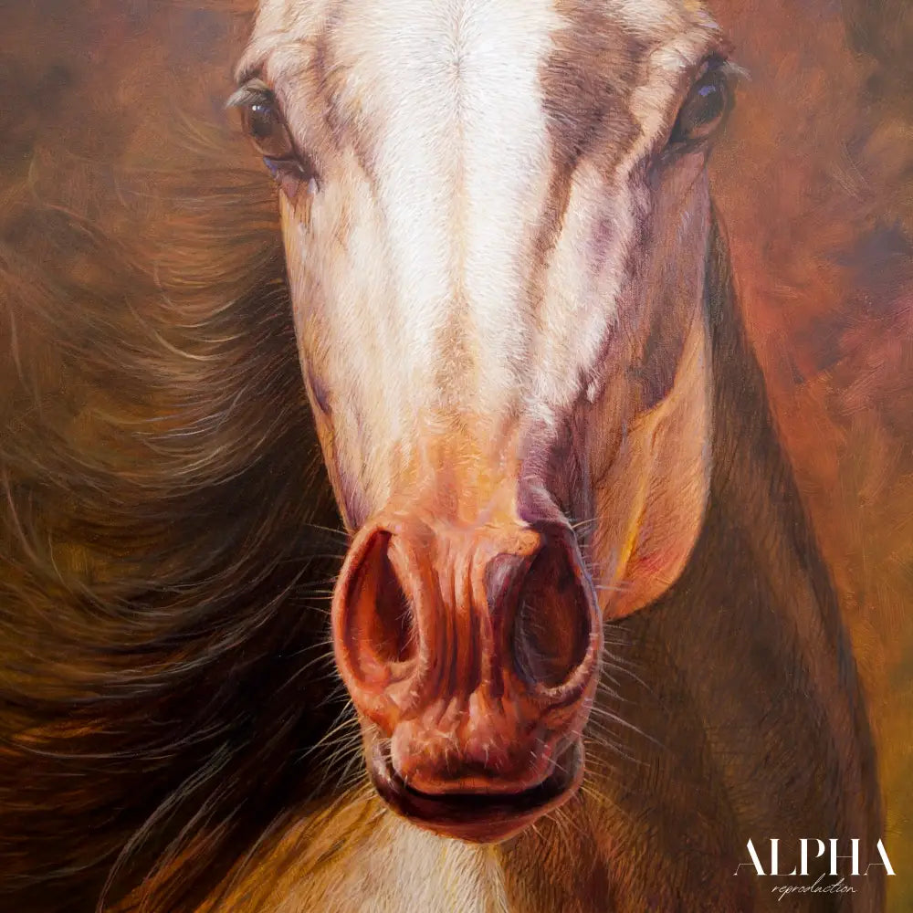 Horse – Somchai | 100 x 130 cm Reproductions de tableaux à la peinture à l’huile