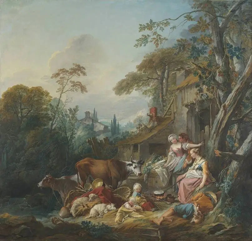 Idylle rurale - François Boucher - Alpha Reproduction