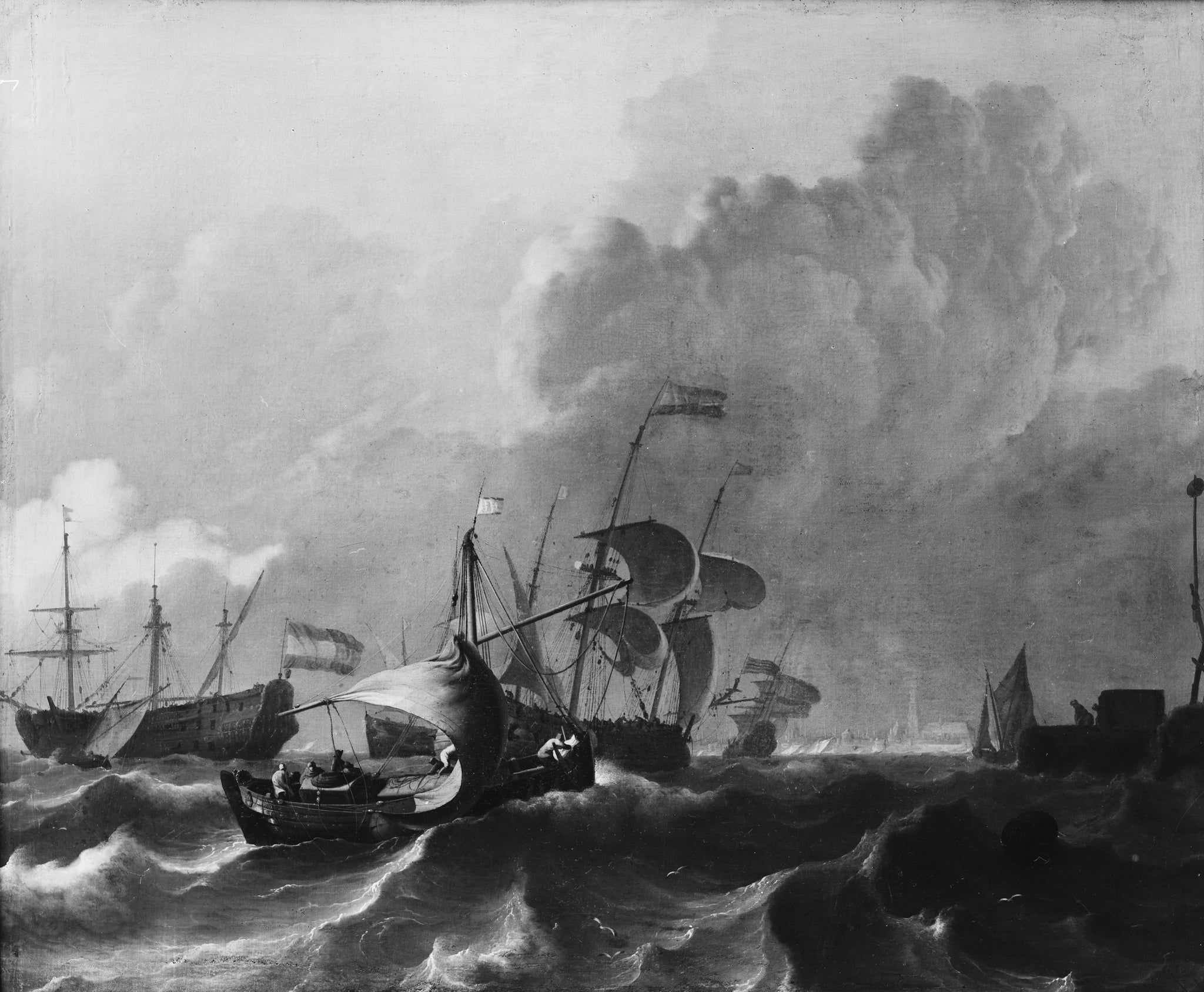 L'IJ pour Amsterdam - Ludolf Bakhuizen