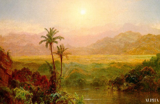 In the Andes - Frederic Edwin Church - Reproductions de tableaux et peintures haut de gamme
