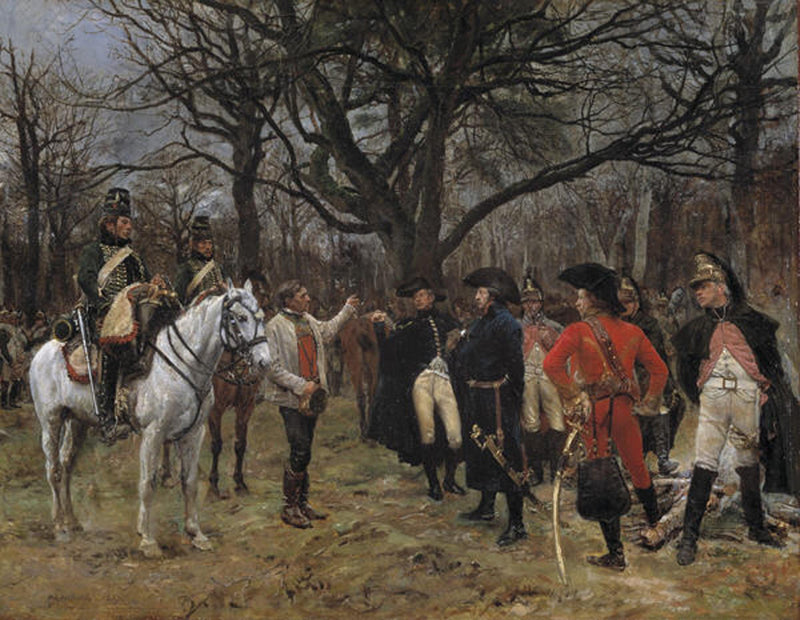 Information (Général Desaix et le Paysan) - Ernest Meissonier