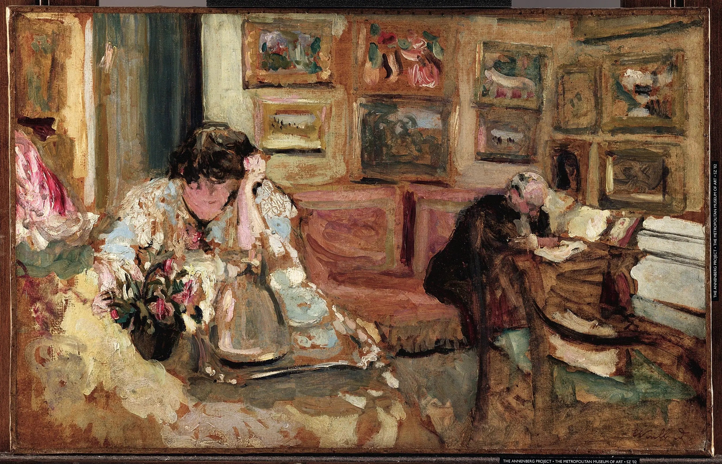 Intérieur chez Mme Hessel - Édouard Vuillard - Alpha Reproduction