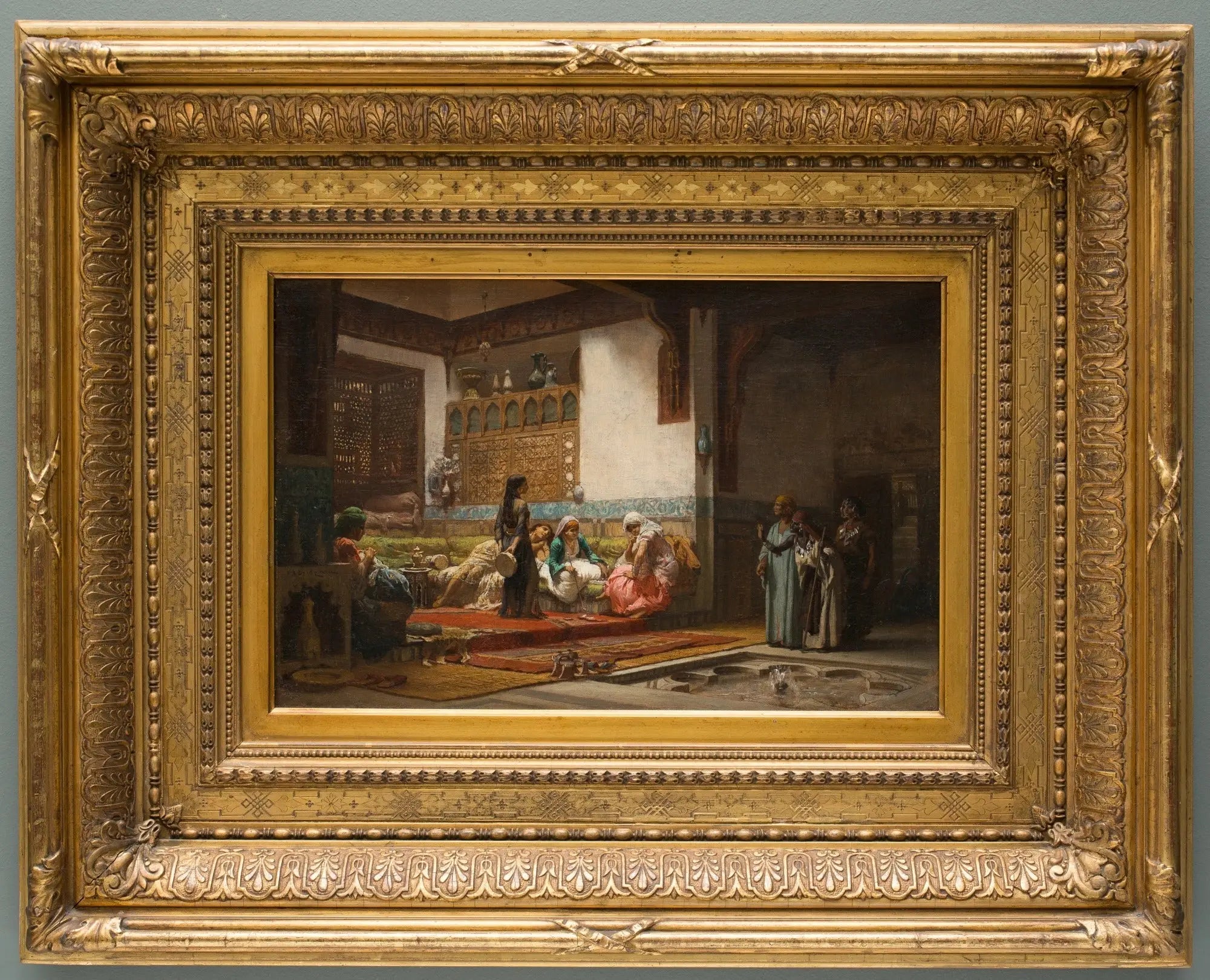 Intérieur mauresque - Frederick Arthur Bridgman - Alpha Reproduction