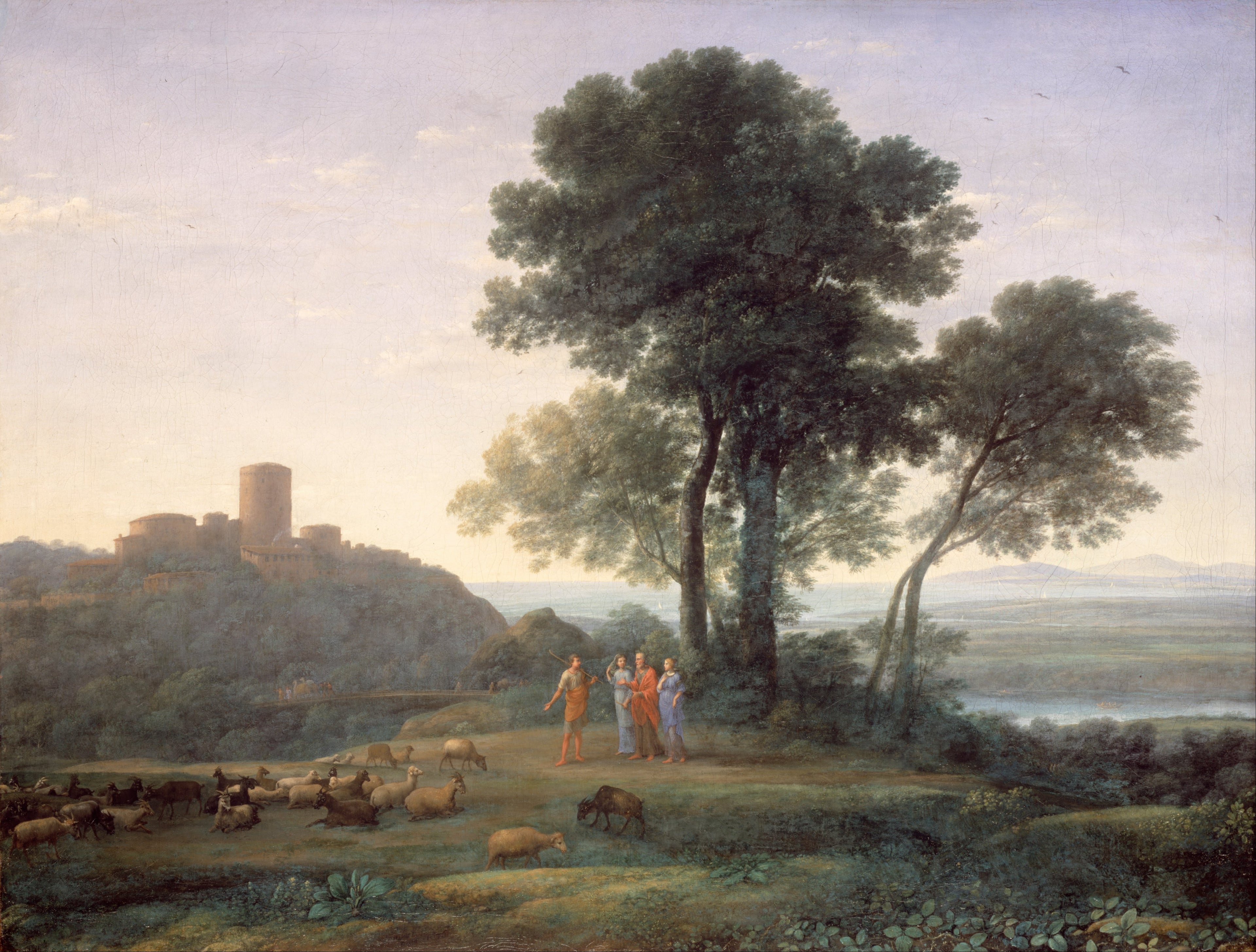 Jacob avec Laban et ses filles - Claude Lorrain - Alpha Reproduction
