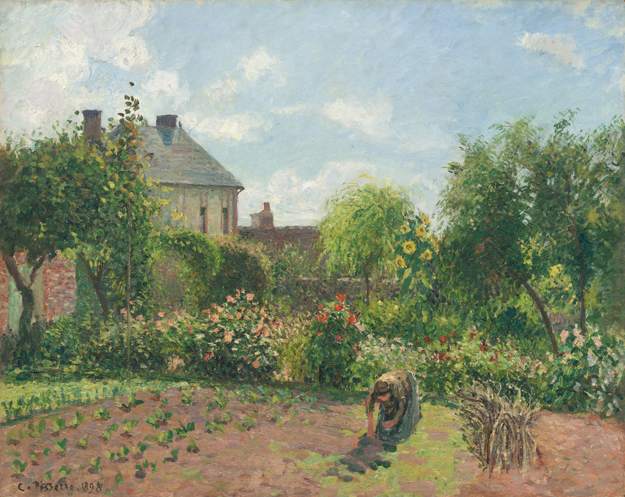 Le jardin d'Eragny - Camille Pissarro