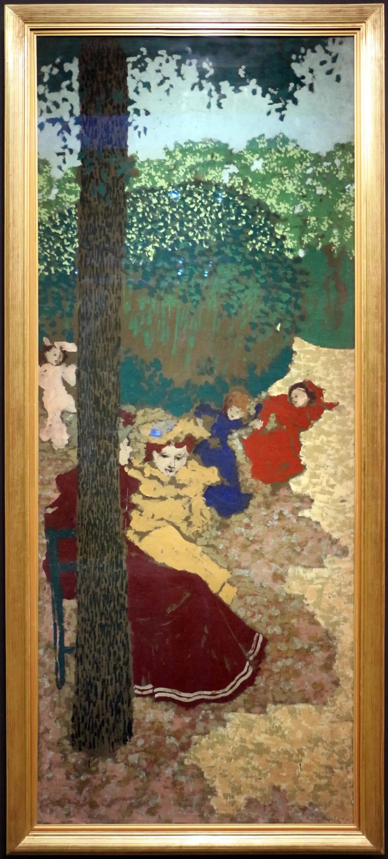 Jardins publics: fillettes jouant - Édouard Vuillard - Alpha Reproduction