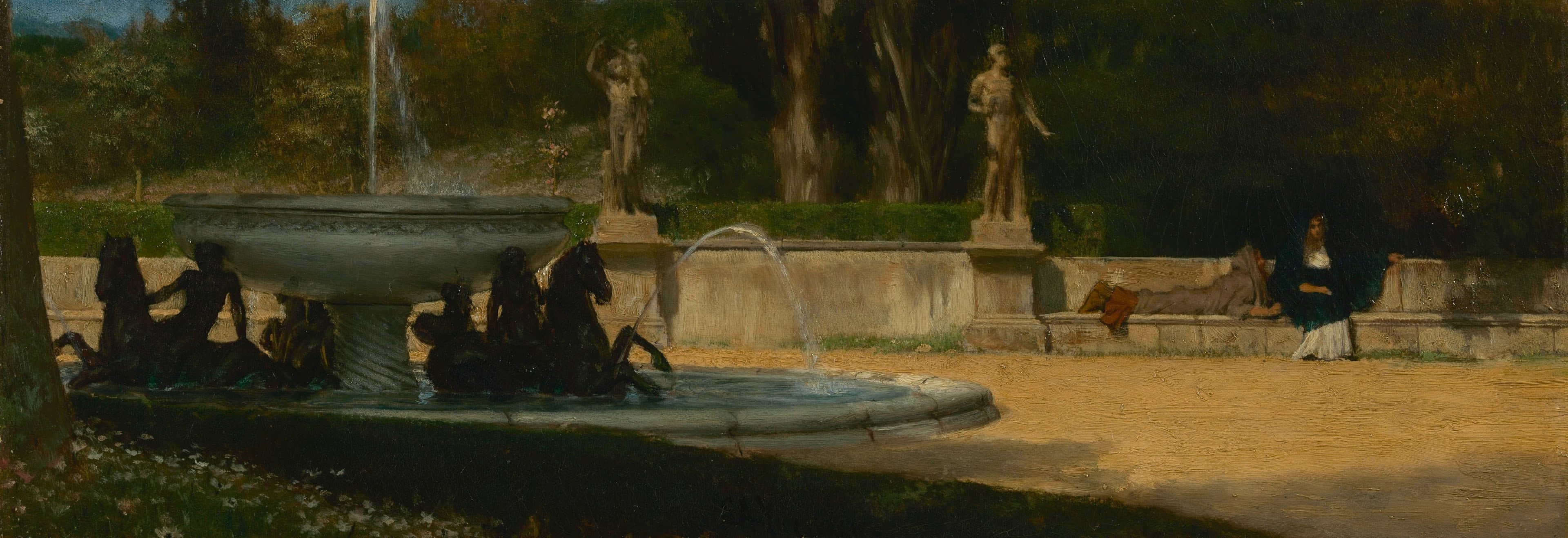 jardins romains - Lawrence Alma-Tadema - Alpha Reproduction