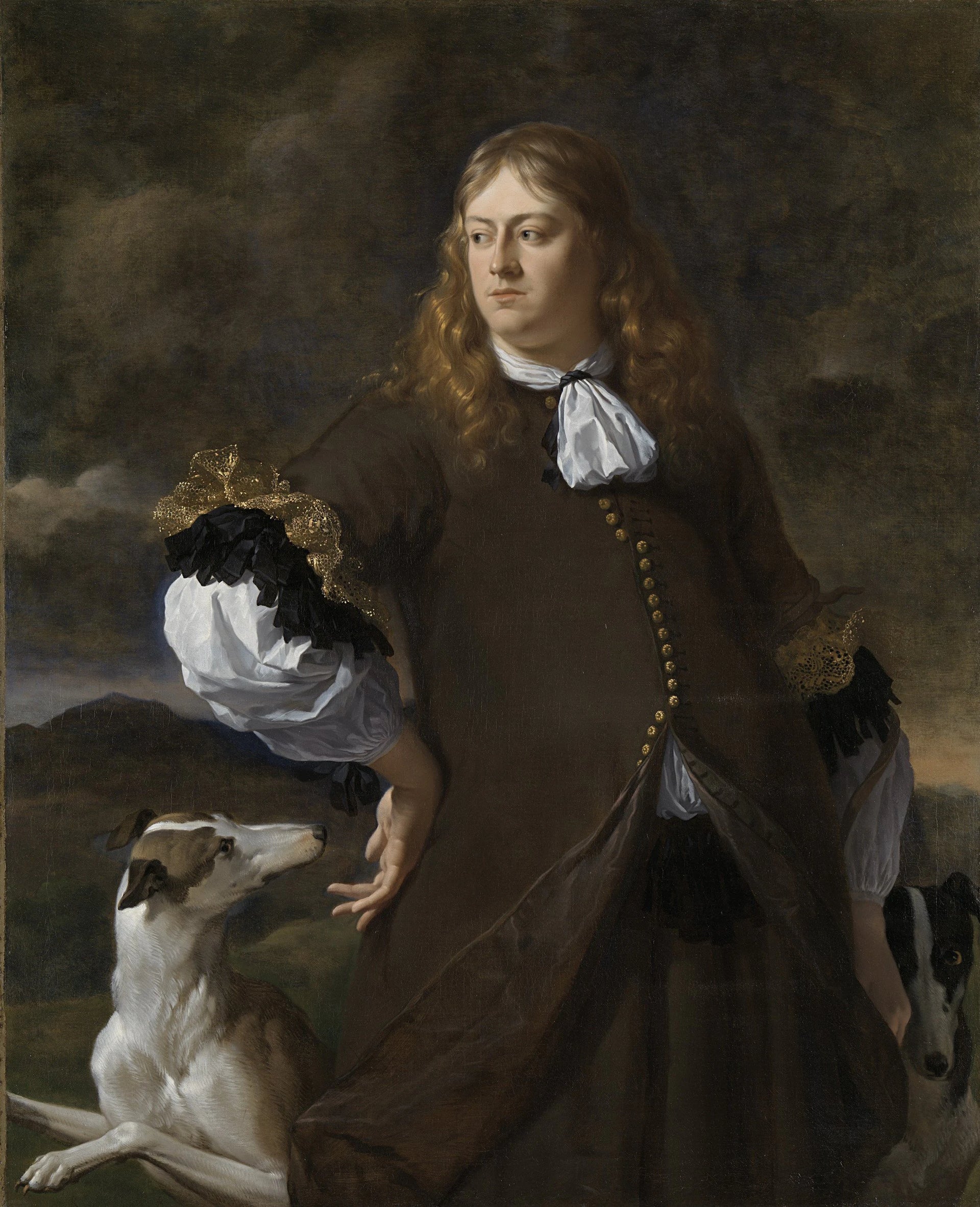 Jeanne Reynst (1636-95). Seigneur de Drakenstein et du Vuursche. Capitaine de la bourgeoisie à Amsterdam en 1672 - Karel Dujardin