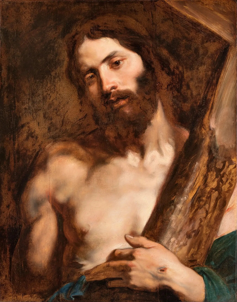 यीशु अपने क्रूस को धारण करता है - Antoine van Dyck