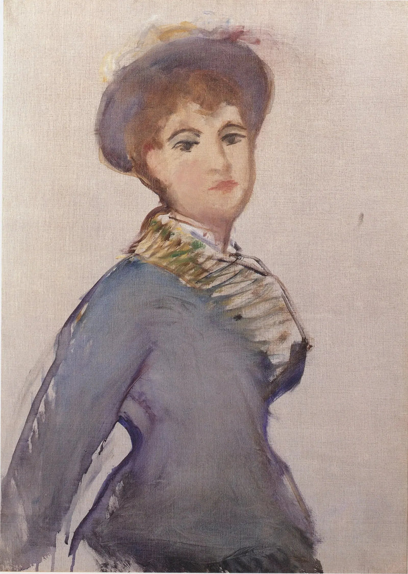 आधी-शरीर युवा महिला - Édouard Manet