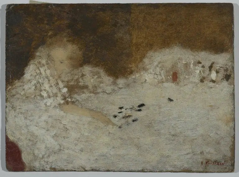 Jeune femme au lit - Édouard Vuillard - Alpha Reproduction