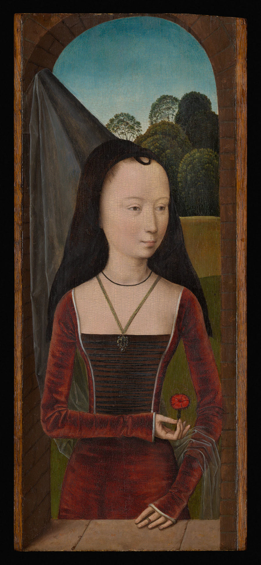 Jeune femme à l'oeillet - Hans Memling