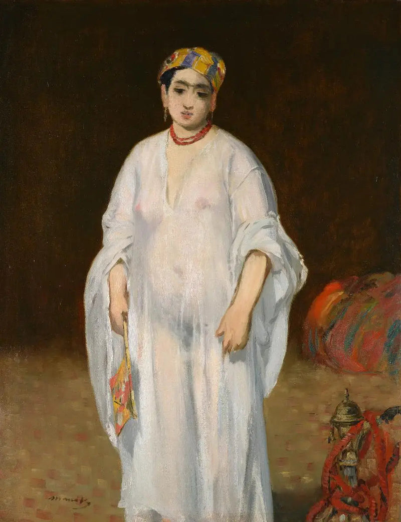 एक युवा महिला पूर्वी पोशाक में - Édouard Manet