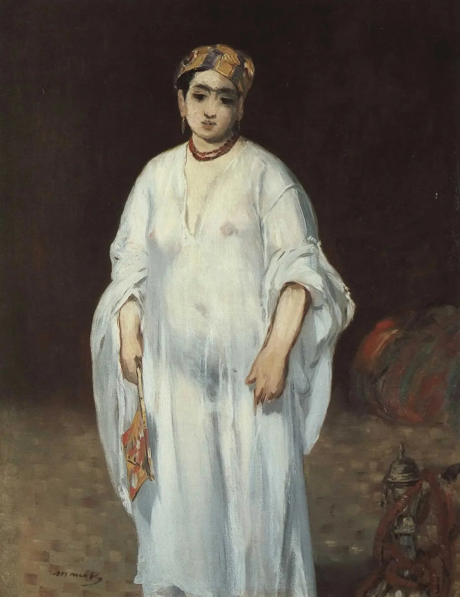 एक युवा महिला पूर्वी पोशाक में - Édouard Manet
