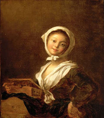 Jeune Fille à la marmotte - Jean-Honoré Fragonard - Alpha Reproduction
