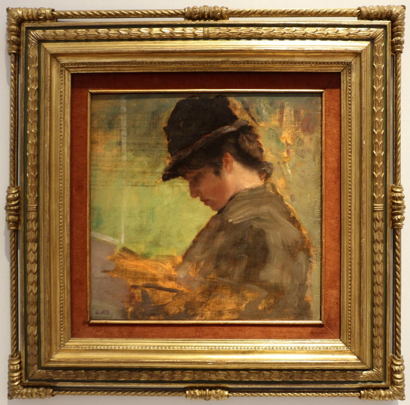युवा अंग्रेजी लड़की - Giuseppe De Nittis