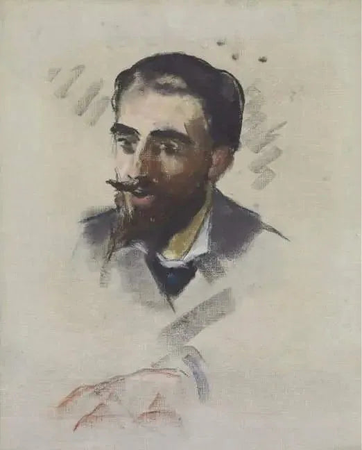 सुनहरे दाढ़ी वाले युवा - Édouard Manet