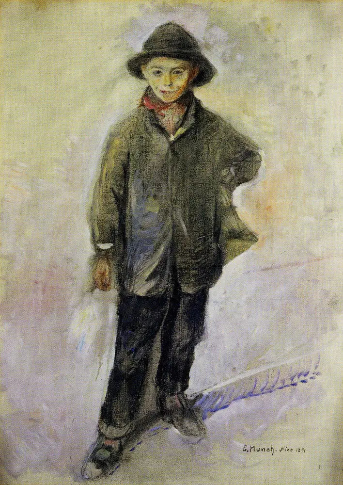 Jeune Pêcheur de Nice - Edvard Munch image 1 reproduction réalisée par Alpha Reproduction