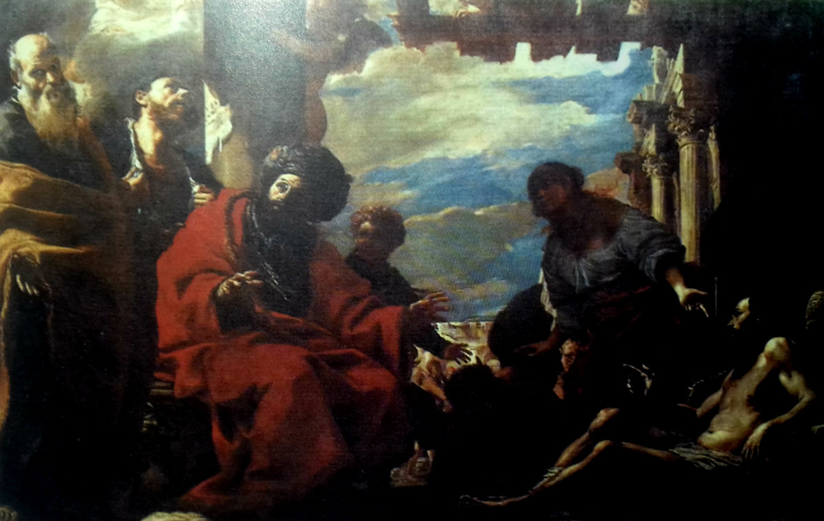 Job et ses amis - Mattia Preti - Alpha Reproduction