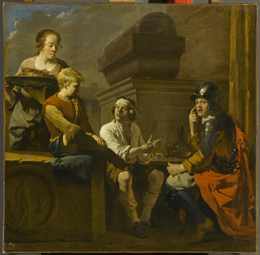 Les Joueurs de morra - Karel Dujardin