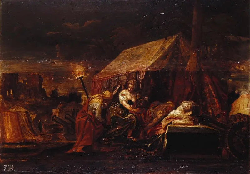 जूडिथ होलोफर्नेस के सिर के साथ - पॉल वेरोनेज़