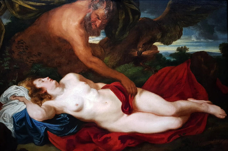 जुपिटर एन सैटायर पार אנטिओपे - Antoine van Dyck