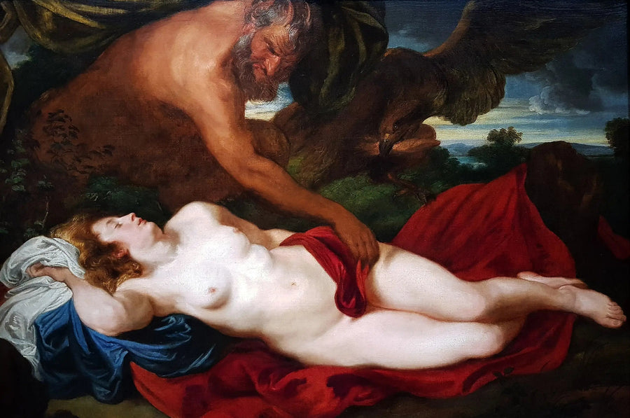 जुपिटर एन सैटायर पार אנטिओपे - Antoine van Dyck