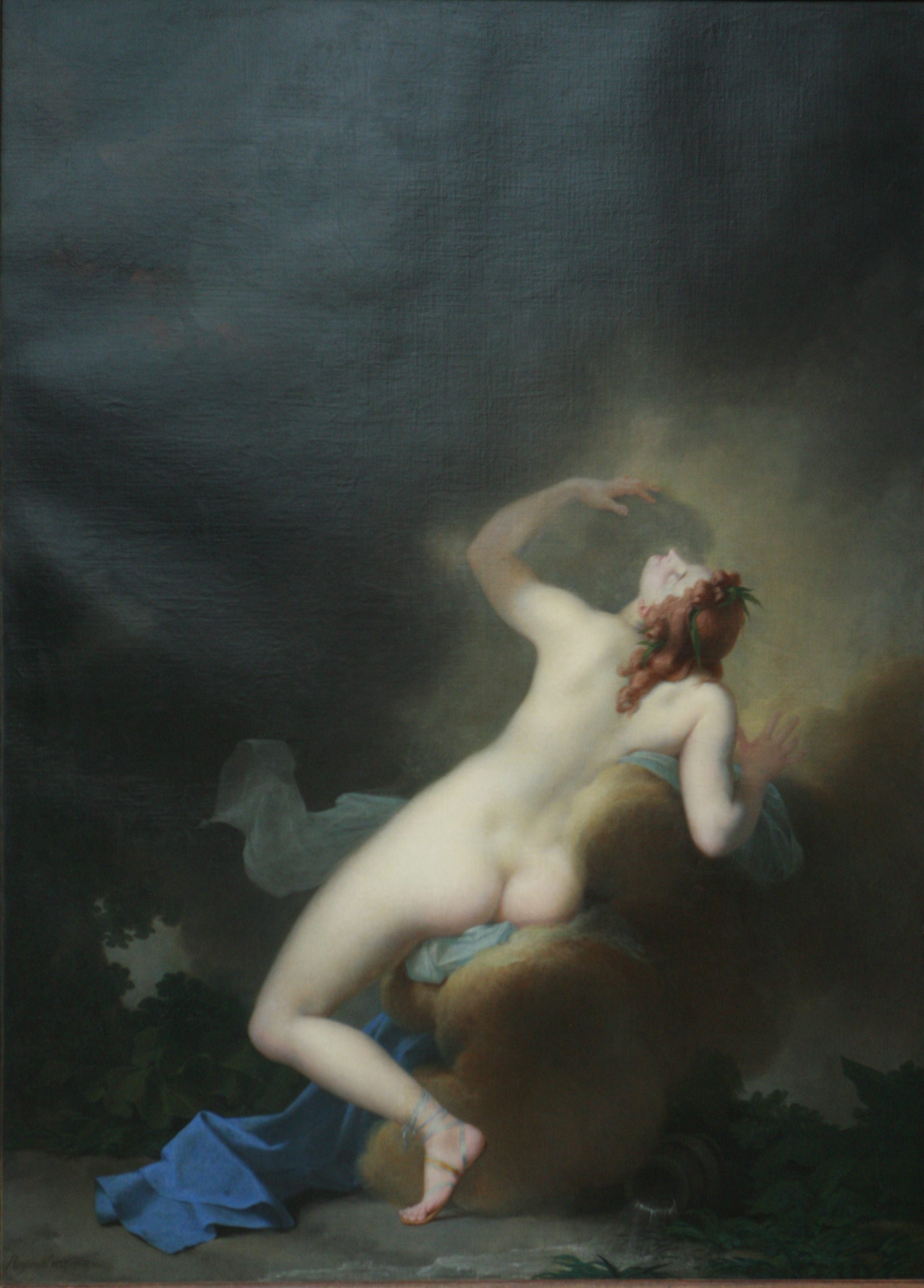 Jupiter et Io - Jean-Baptiste Regnault image 1 reproduction de peinture à l’huile