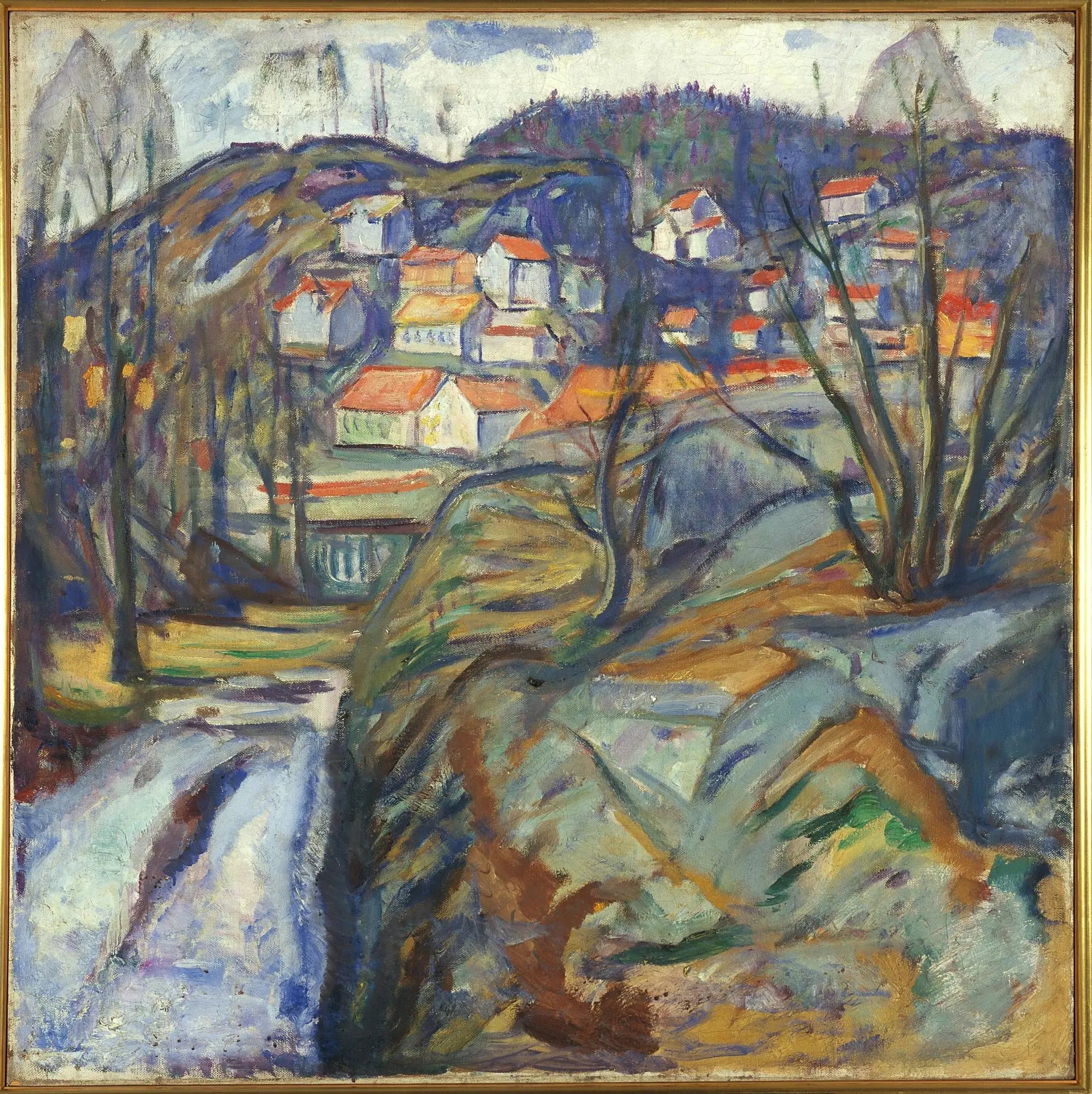 Kragerø au printemps - Edvard Munch image 1 reproduction de peinture à l’huile