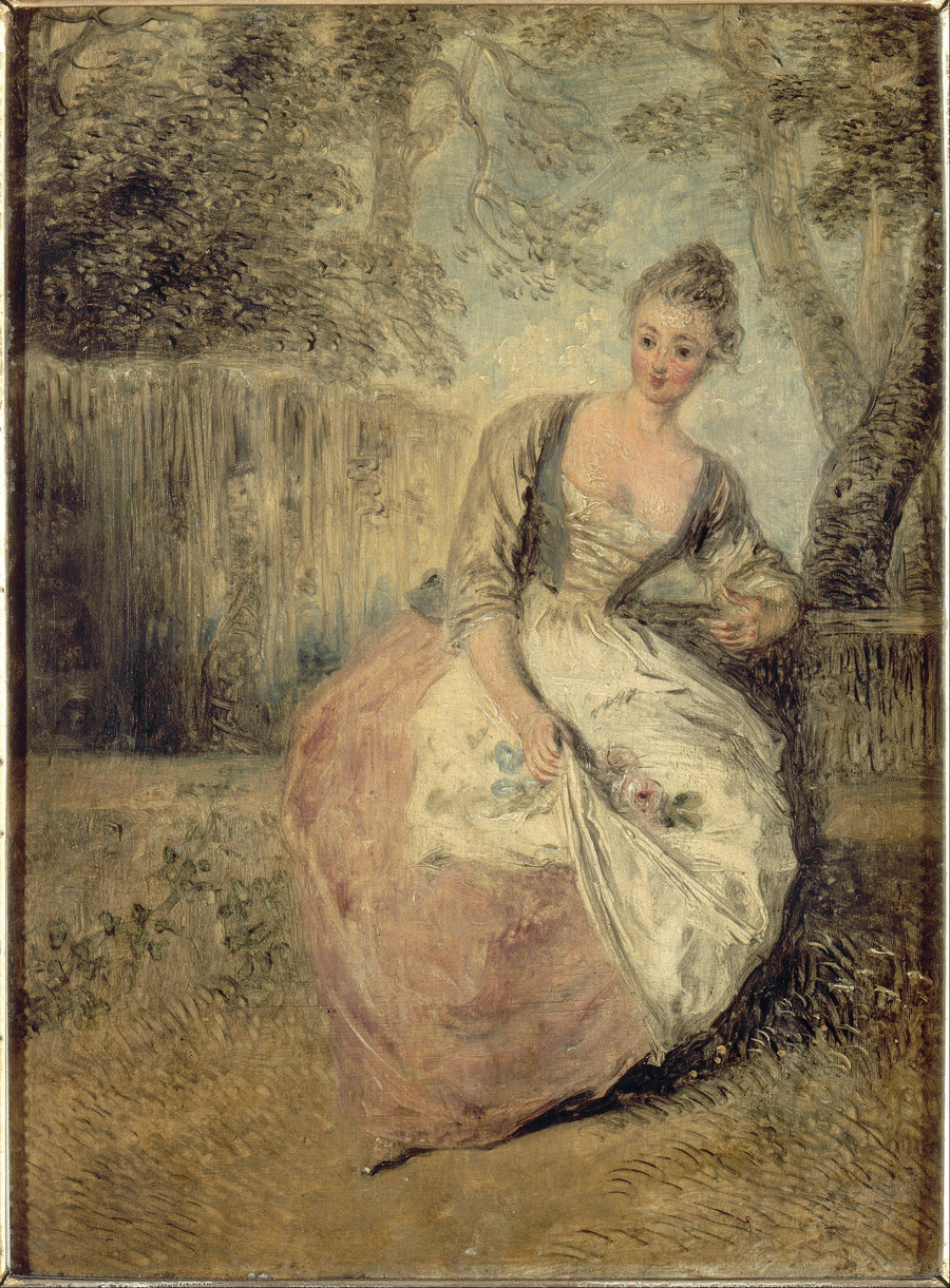 चिंतित प्रेमी - Antoine Watteau