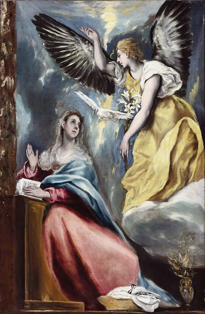 L'Annonciation - El Greco image 1 tableau peint à l’huile sur toile