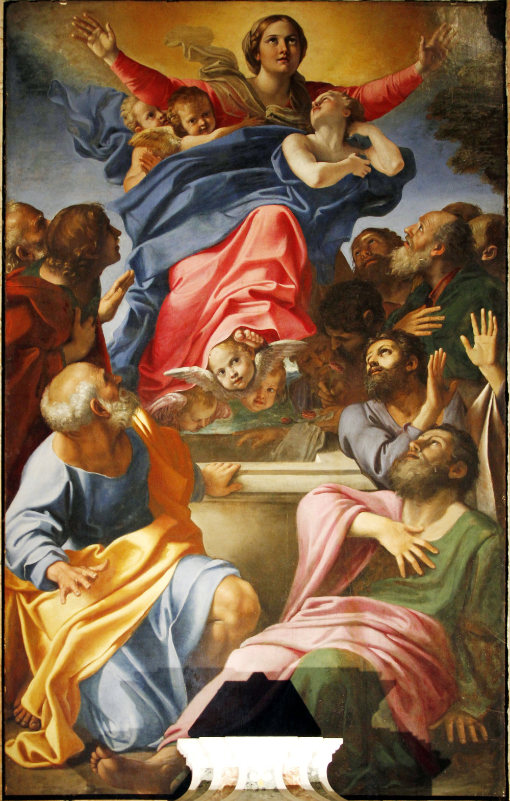 L'Ascension de la Vierge - Annibale Carracci image 1 copie peinte à la main à l’huile