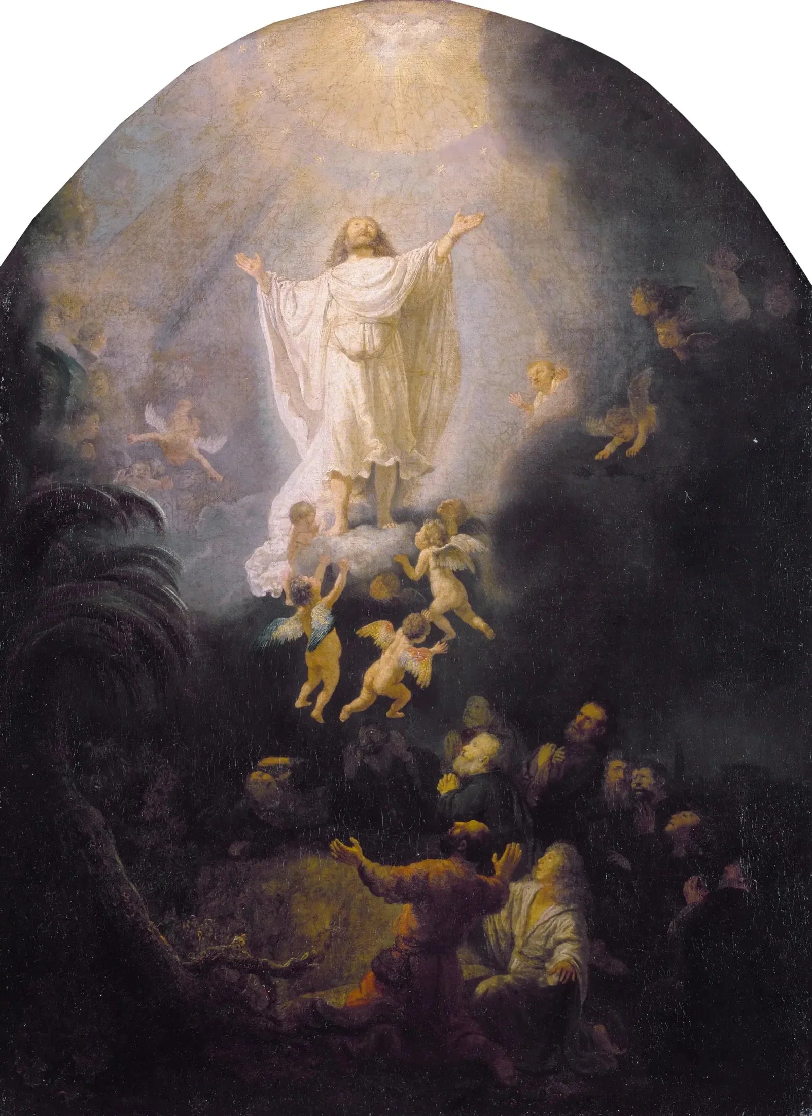 L’ascension - Rembrandt image 1 reproduction de peinture à l’huile