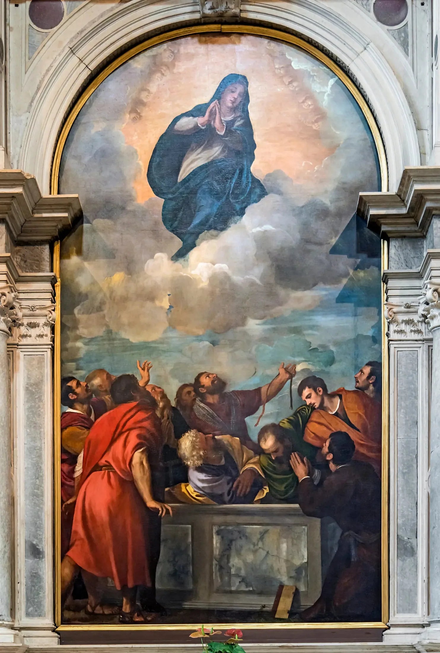L'Assomption de la Vierge - Titian image 1 reproduction d’œuvre d’art à l’huile