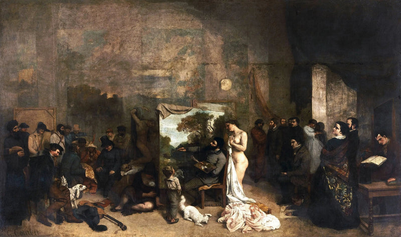 चित्रकार का कार्यशाला - Gustave Courbet