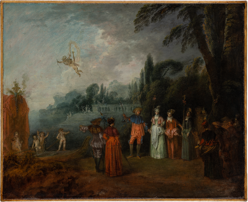 सिथे के लिए चढ़ाई - Antoine Watteau