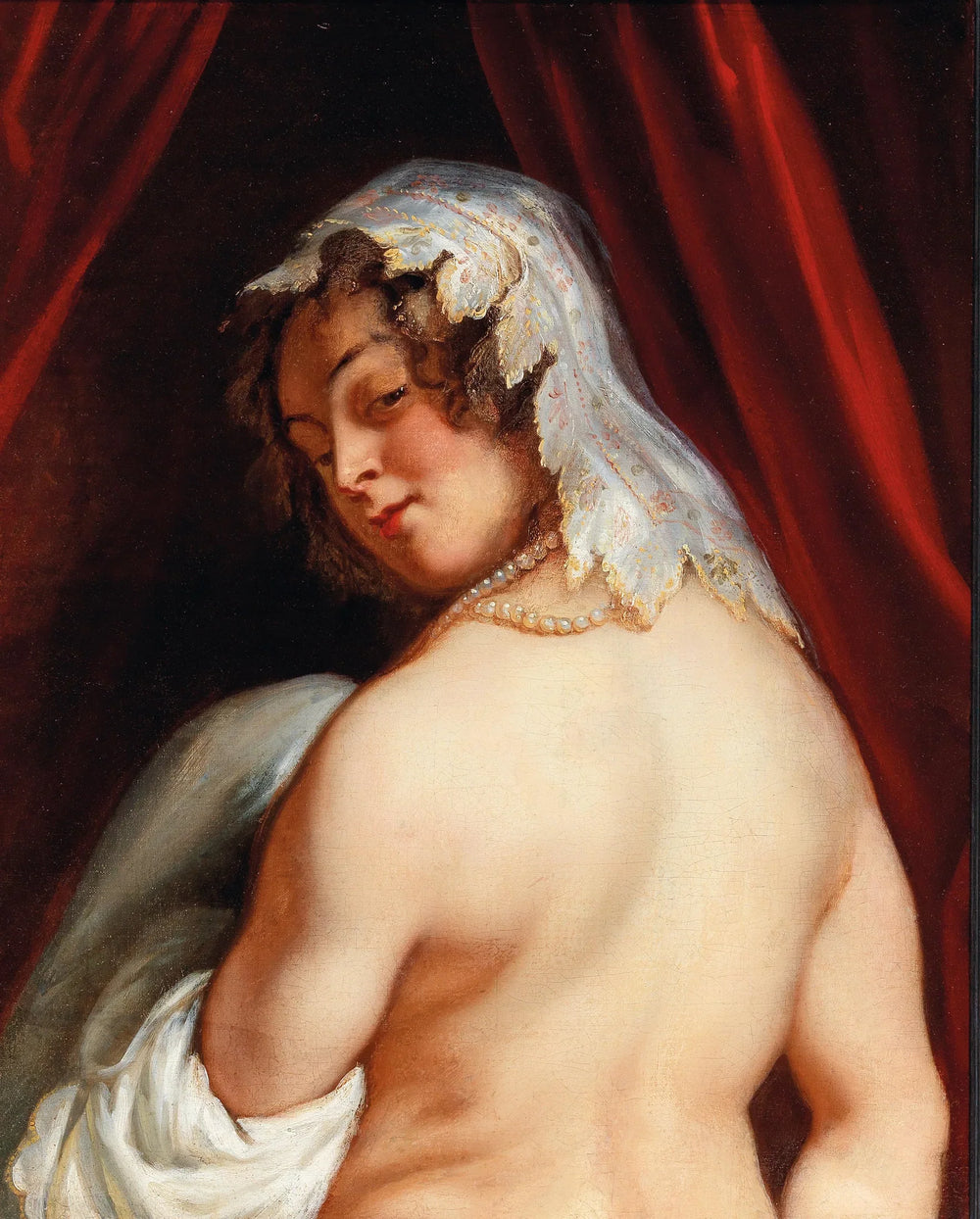 L'épouse du roi Candaules - Jacob Jordaens image 1 reproduction artisanale de tableau