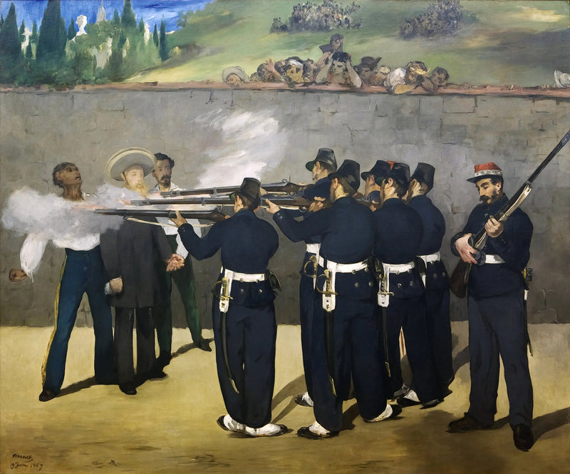 सम्राट मैक्सिमिलियन का निष्पादन - Édouard Manet