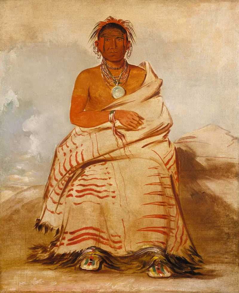 हर-ए-तर-रूश, पुरुष मूड खराब होने वाला, स्किडी (भेड़िया) पावनी - जॉर्ज कैटलिन