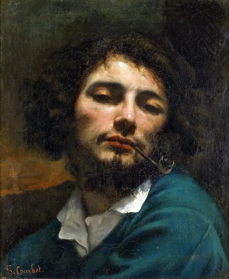 पाइप वाला आदमी - Gustave Courbet