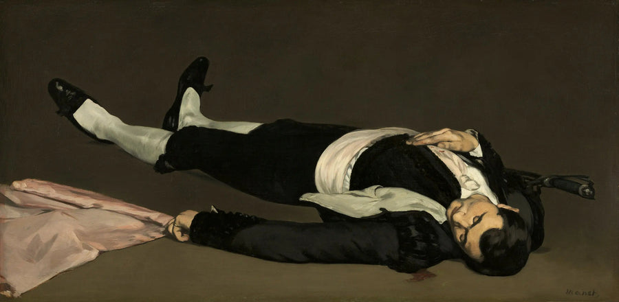 मृत आदमी - Édouard Manet