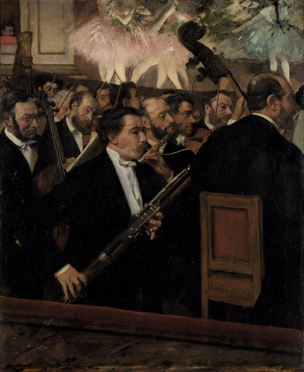 L'Orchestre de l'Opéra - Edgar Degas image 1 copie de tableau peinte à la main