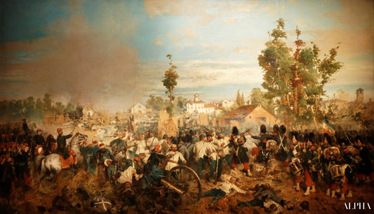 La bataille de Magenta - Gerolamo Induno Reproductions de tableaux à la peinture à l’huile