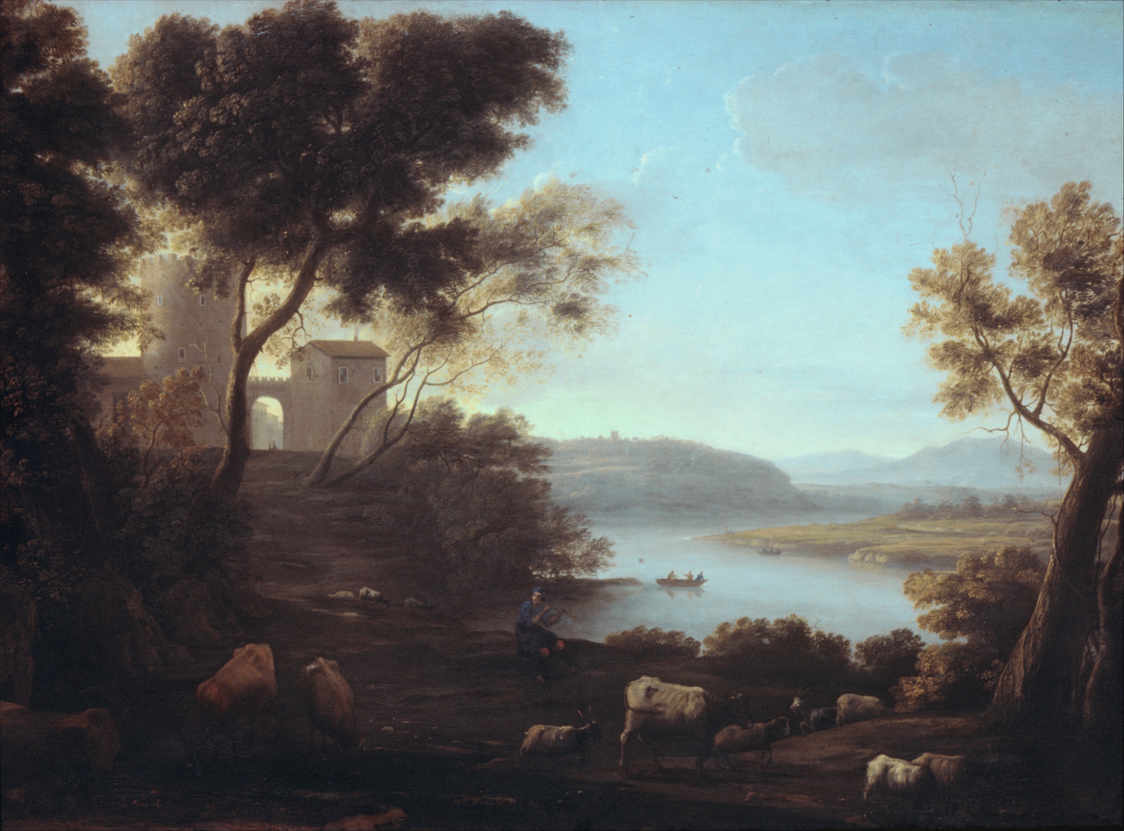 La Campagne romaine - Claude Lorrain - Alpha Reproduction