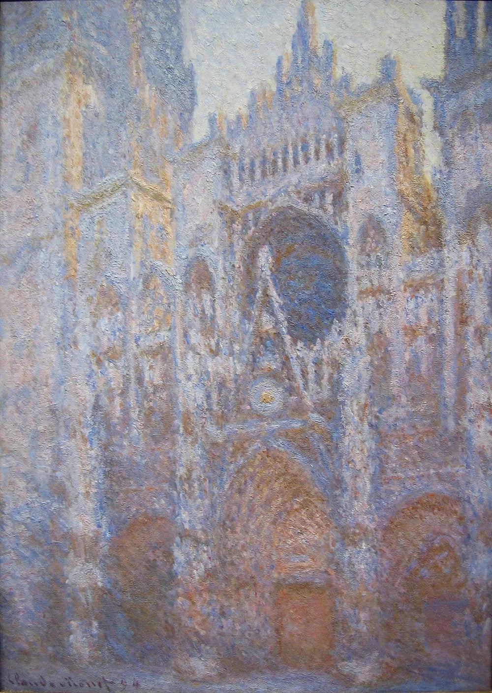La Cathédrale de Rouen, le Portail - Claude Monet image 1 tableau peint à l’huile sur toile
