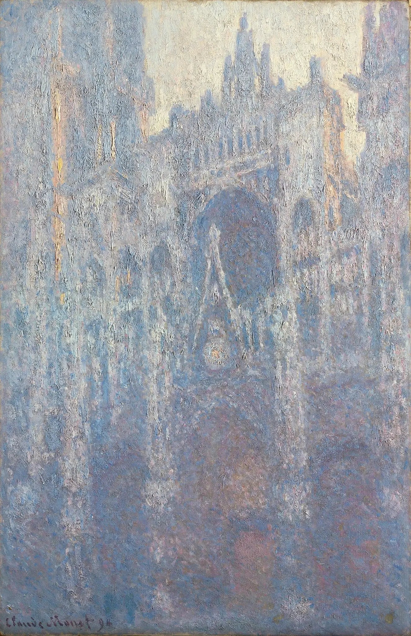 La Cathédrale de Rouen le Portail Effet du matin - Claude Monet - Alpha Reproduction