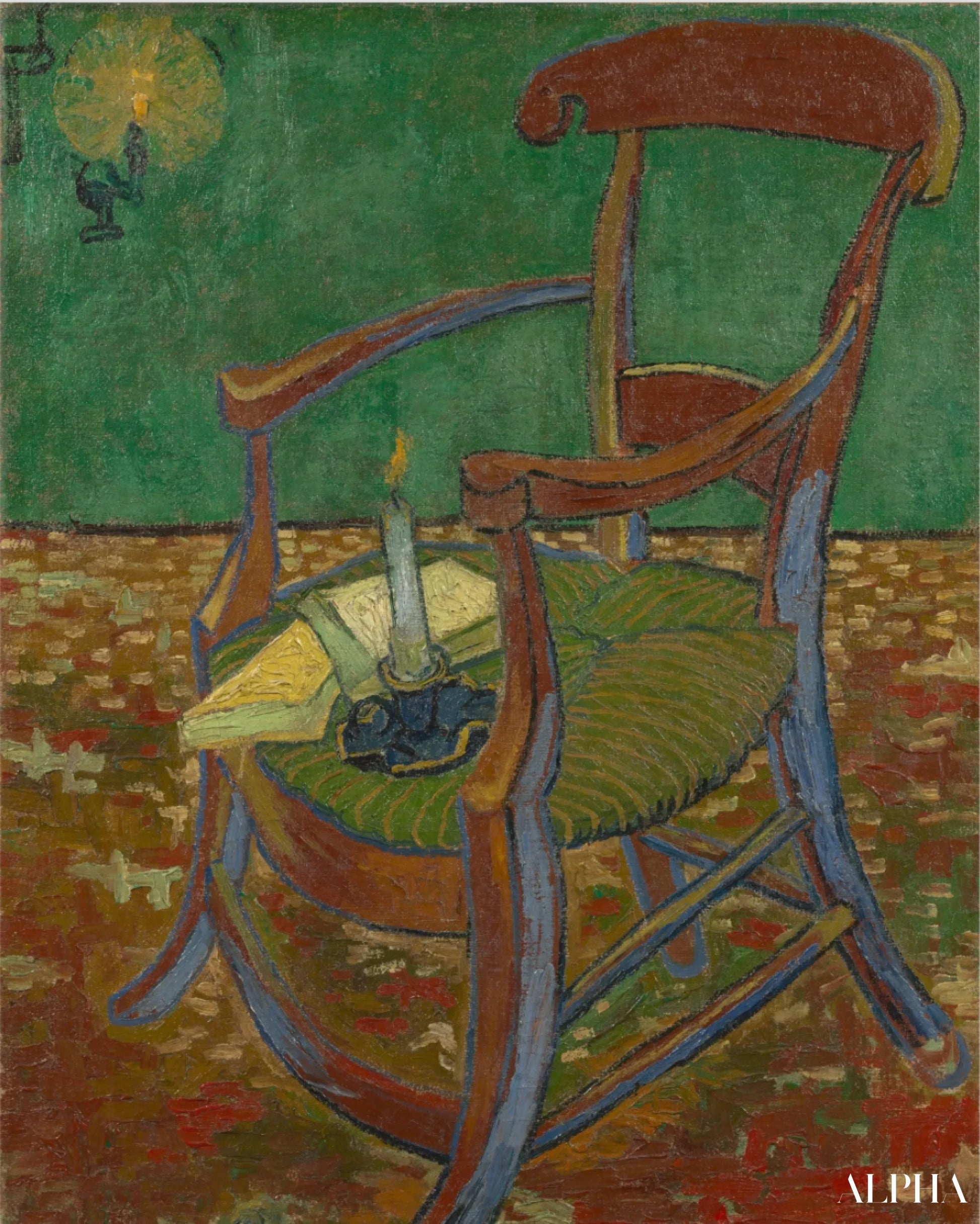 La chaise de Gauguin - Van Gogh - Reproductions de tableaux et peintures haut de gamme