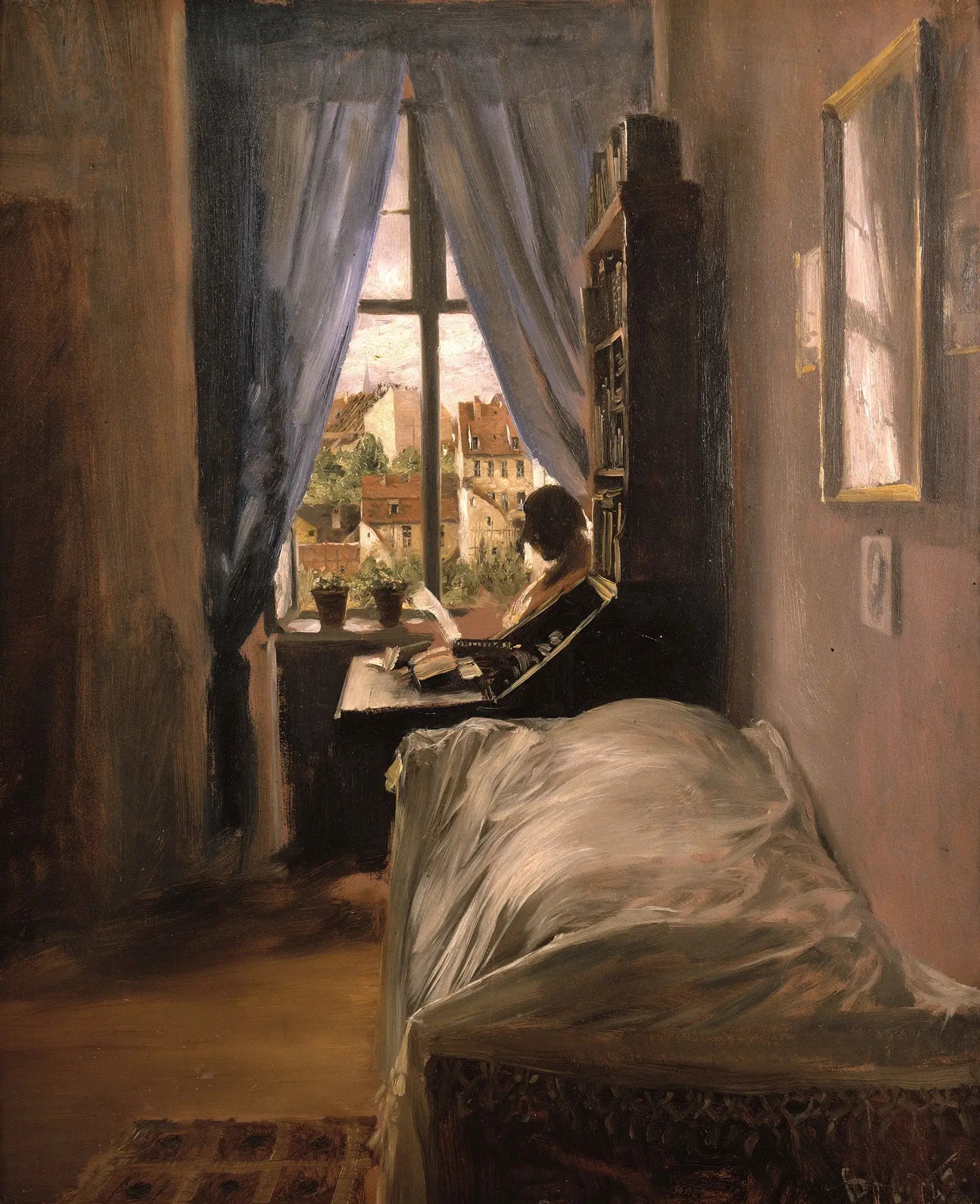 La chambre de l’artiste dans la Ritterstraße - Adolph von Menzel - Alpha Reproduction